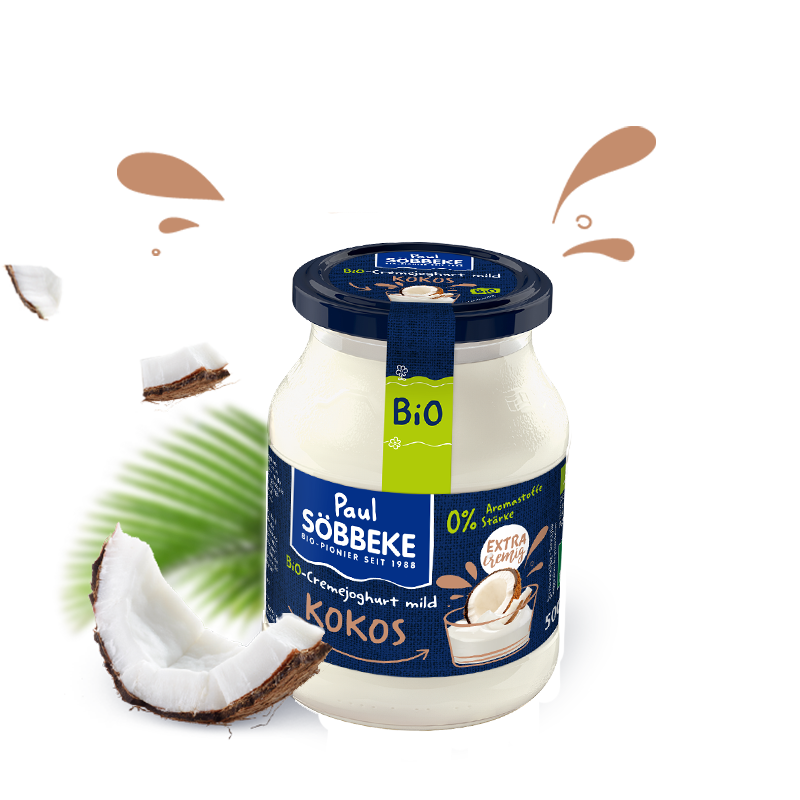 Bio Cremejoghurt mild Kokos, 500g - Söbbeke