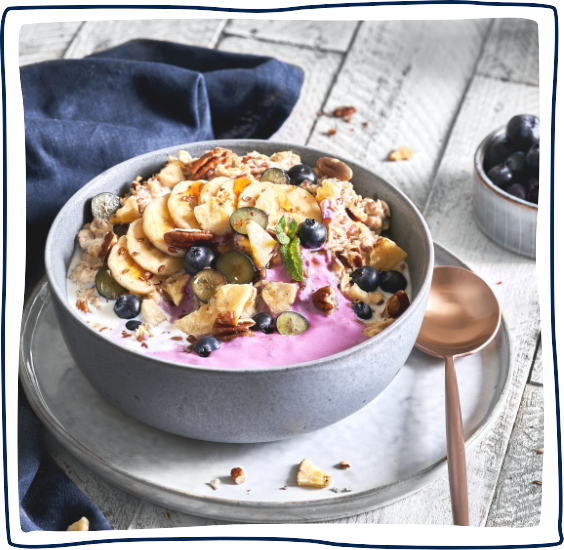 Joghurt-Chia-Trifle mit Blaubeeren 14