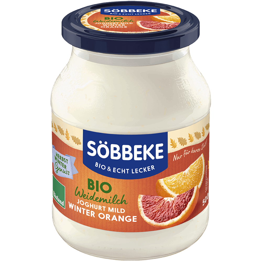 Söbbeke Fruchtjoghurt Winter Orange im Glas